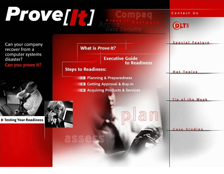ProveIt Website Homepage